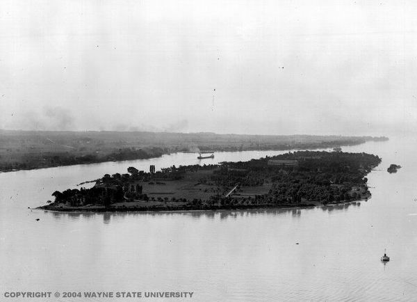 Bob-Lo Island - Old Pic Of Island From Wayne State